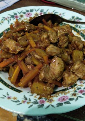 Foto resep Ayam Cincang Saus Asam Manis