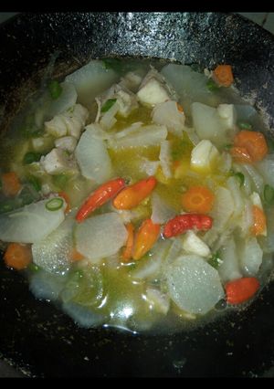 Foto resep Sup Ikan Lobak