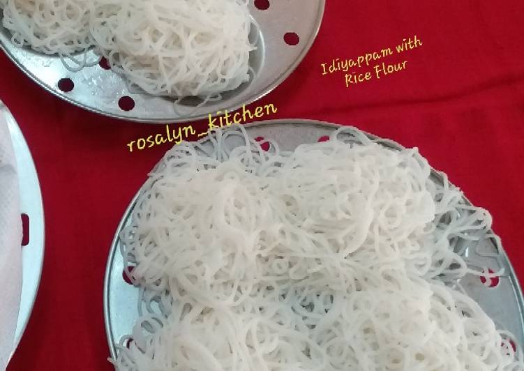 Idiyappam with Rice Flour