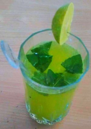 A picture of Amla Aloevera juice.