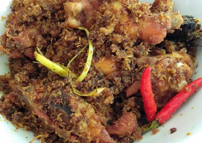 Standar Resep termudah bikin Ayam Serundeng Enak &amp; Gurih dijamin sempurna