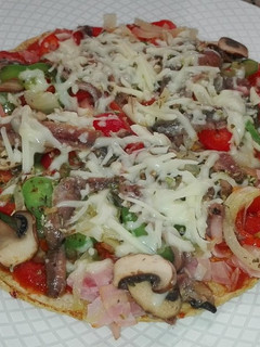 Una foto de Pizza con clara de huevos