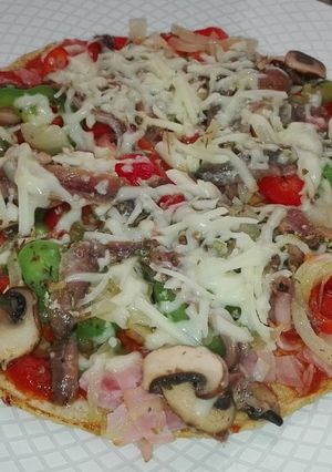 Foto principal de Pizza con clara de huevos