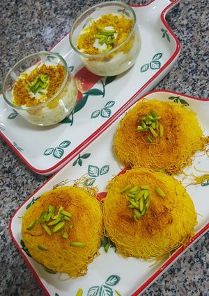 صورة لوصفة كنافة عثملية