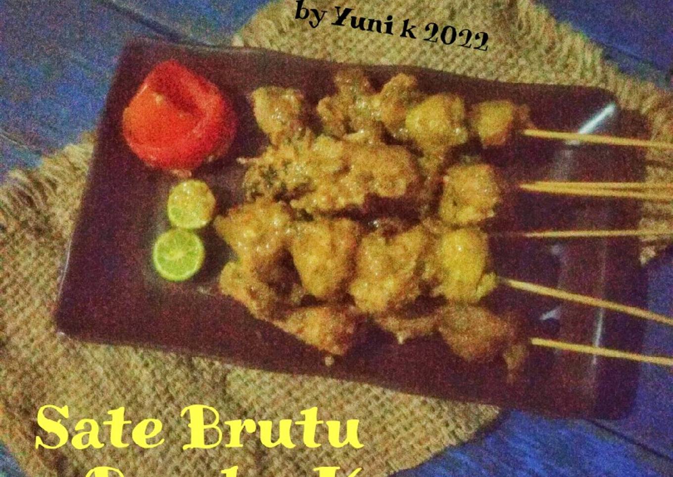 Sate Brutu Bumbu Kacang #alaAngkringan