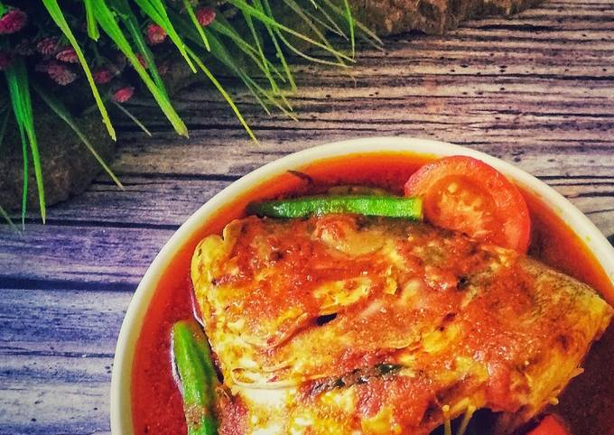 Resipi Asam Pedas Kepala Ikan Nyok-Nyok Oleh Norashikin Rahmat - Cookpad