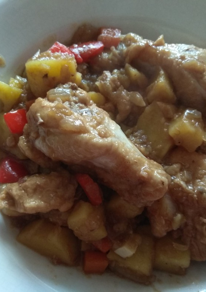 Una foto de Pollo a la cerveza
