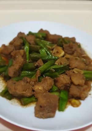 Foto resep Tumis Kacang Panjang Tempe