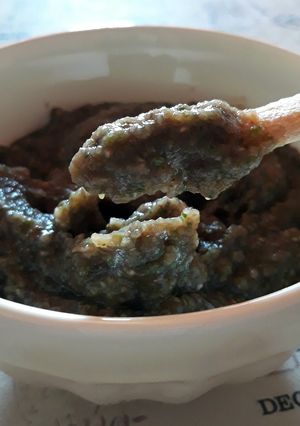 Una foto de Dip de berenjena