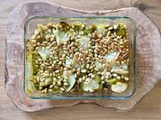 Une photo de pesto avec pignons de pin