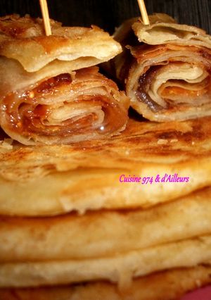 Une photo de CRÊPES FEUILLETÉES (fait maison) légères et croustillantes