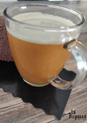 Une photo de Mocktail café, clémentine, châtaigne