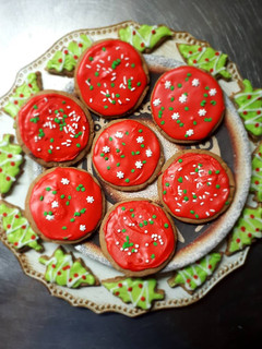 Una foto de Lebkuchen (clásicas galletas de jengibre Alemanas)