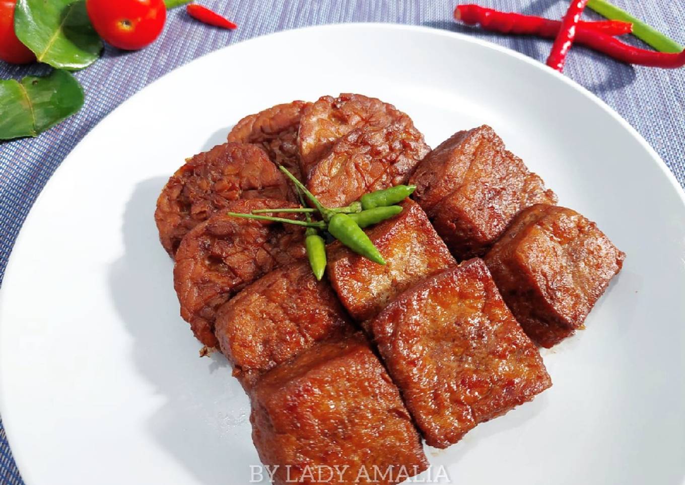 Tahu Tempe Bacem