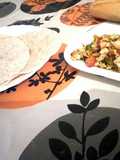 Fajitas de pollo y repollo :)