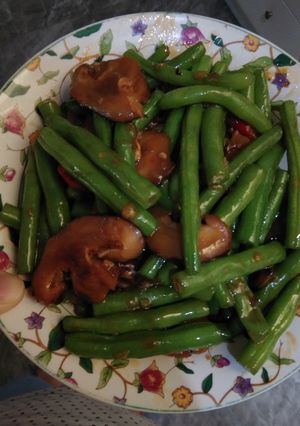 Foto resep Buncis Jamur Shitake (Hioko)