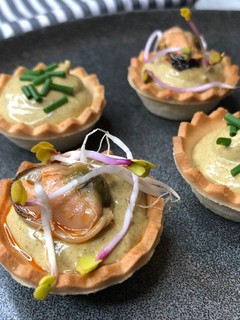 Una foto de Tartaletas de paté de mejillones