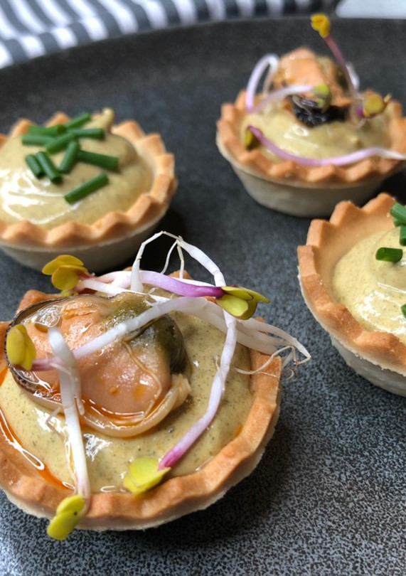 Una foto de Tartaletas de paté de mejillones
