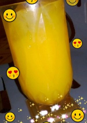 صورة لوصفة عصير المانجو🍹