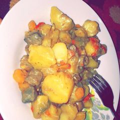 A picture of Vegetable Potato Soup.