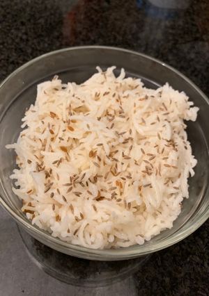A picture of Jeera Rice.