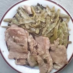 Boiled green beans(Nkululu) A picture of Boiled green beans(Nkululu).