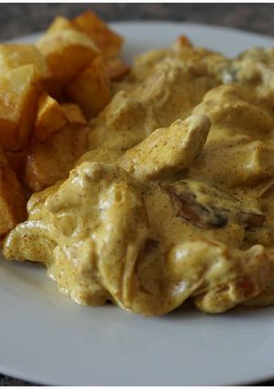 Una foto de Pollo al Curry