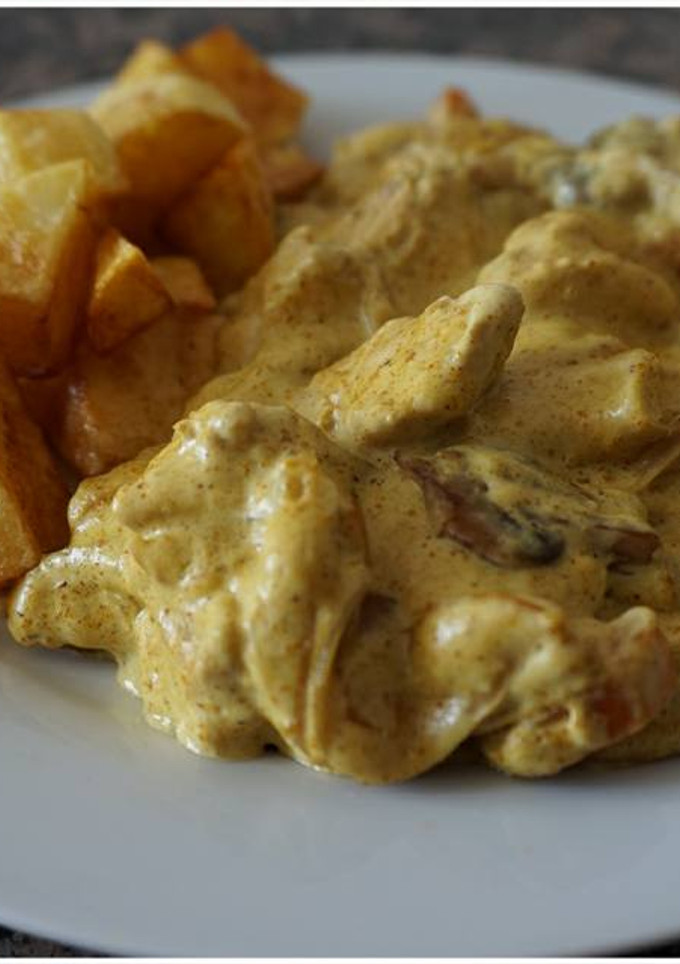 Una foto de Pollo al Curry