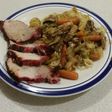 Brad's char siu (Chinese BBQ pork) w/ chow mein
