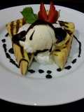 Roti bakar pisang lemon