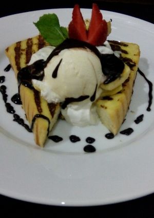 Foto resep Roti bakar pisang lemon