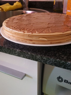 Una foto de Tarta de Nocilla