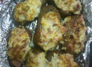 Una foto de Papas rellenas cremosas