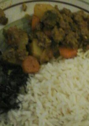 A picture of Spicy mince.