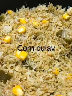 கார்ன் புலவ் (corn pulav Recipe in tamil) செய்முறை முக்கிய புகைப்படம்