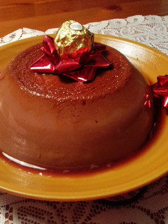 Una foto de Mi Flan Ferrero y naranja, endulza San Valentín!