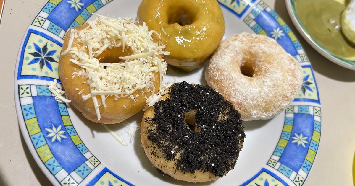 Donat Simple Tanpa Telur Tanpa Ulen