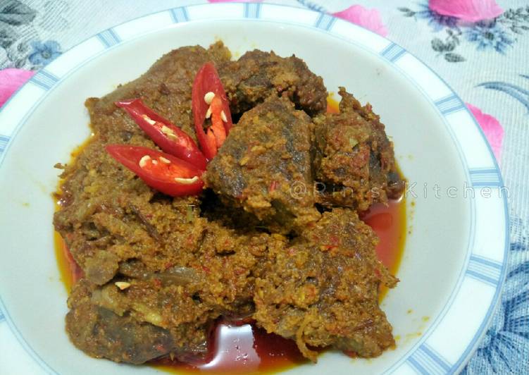 Recipe of Favorite Beef Rendang