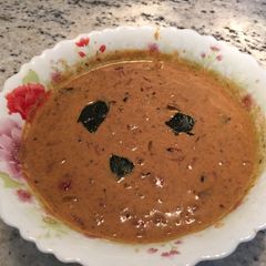 A picture of Traditional Mango Curry in Coconut Milk.