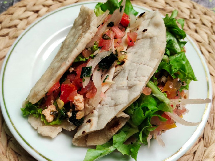 Resep Taco gluten free isi ayam sambal salsa, Menggugah Selera