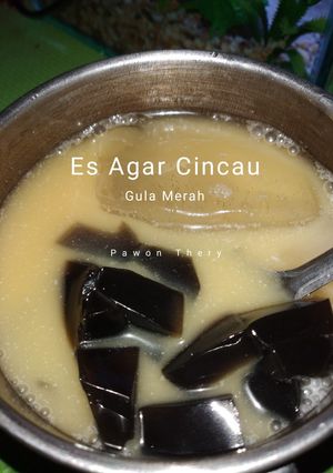 Foto resep Es Agar Cincau Gula Merah
