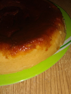 Una foto de Flan de pan