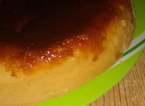 Una foto de Flan de pan