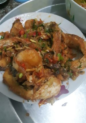 Hình của món Cá sốt cà chua cay siêu ngon.