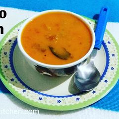 A picture of Tomato rasam.