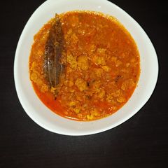 A picture of Minced Chicken Curry.
