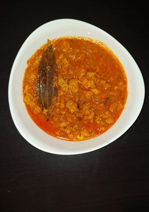 A picture of Minced Chicken Curry.