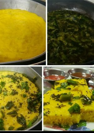 A picture of Khaman dhokla.