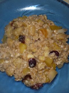 Gyümölcsös zabkása recept fotója