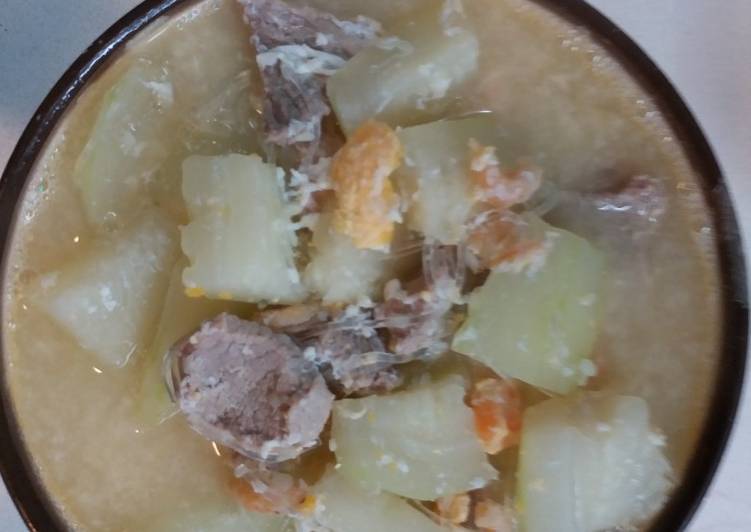 Resep Sup bihun telur asin Anti Gagal